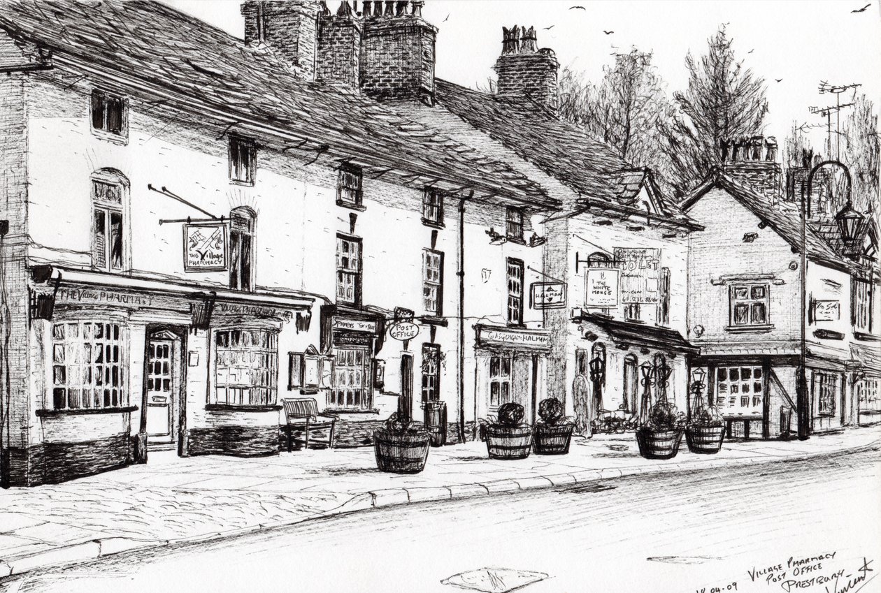 Post Office Prestbury by Vincent Alexander Booth