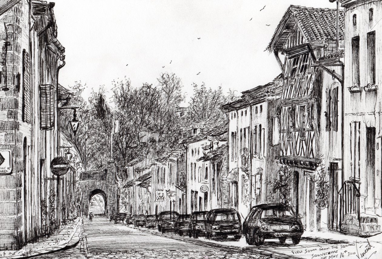 Sauveterre evening France, 2010 by Vincent Alexander Booth