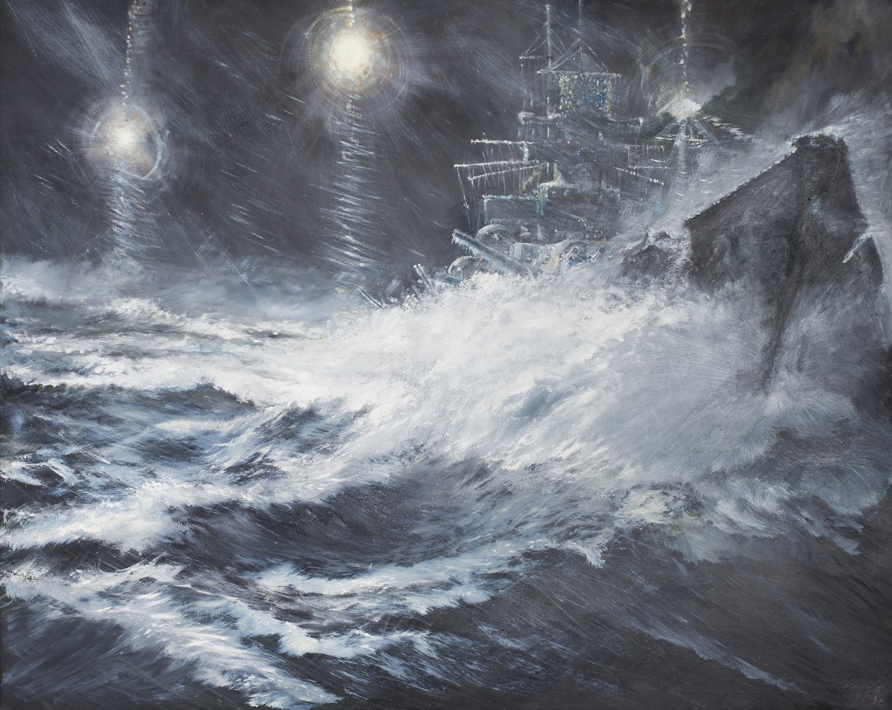 Surprised By Starshell Scharnhorst at North Cape, 2008 by Vincent Alexander Booth