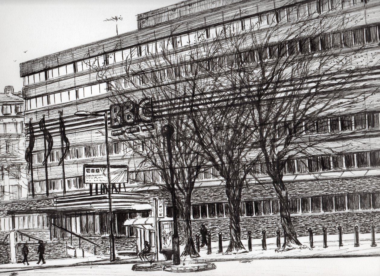 The Old BBC Oxford Road Manchester by Vincent Alexander Booth
