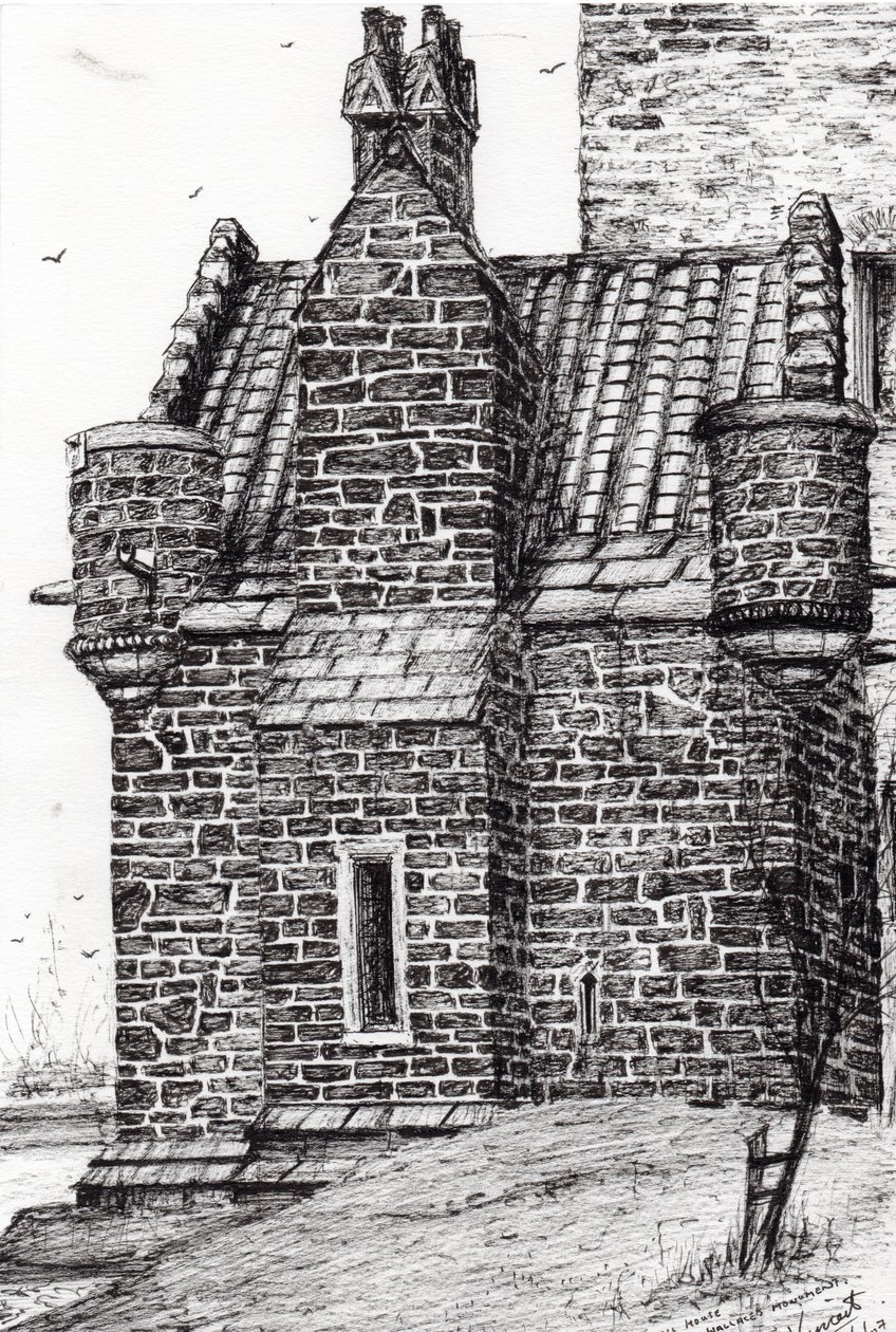 Wallace monument the small house, 2007 by Vincent Alexander Booth