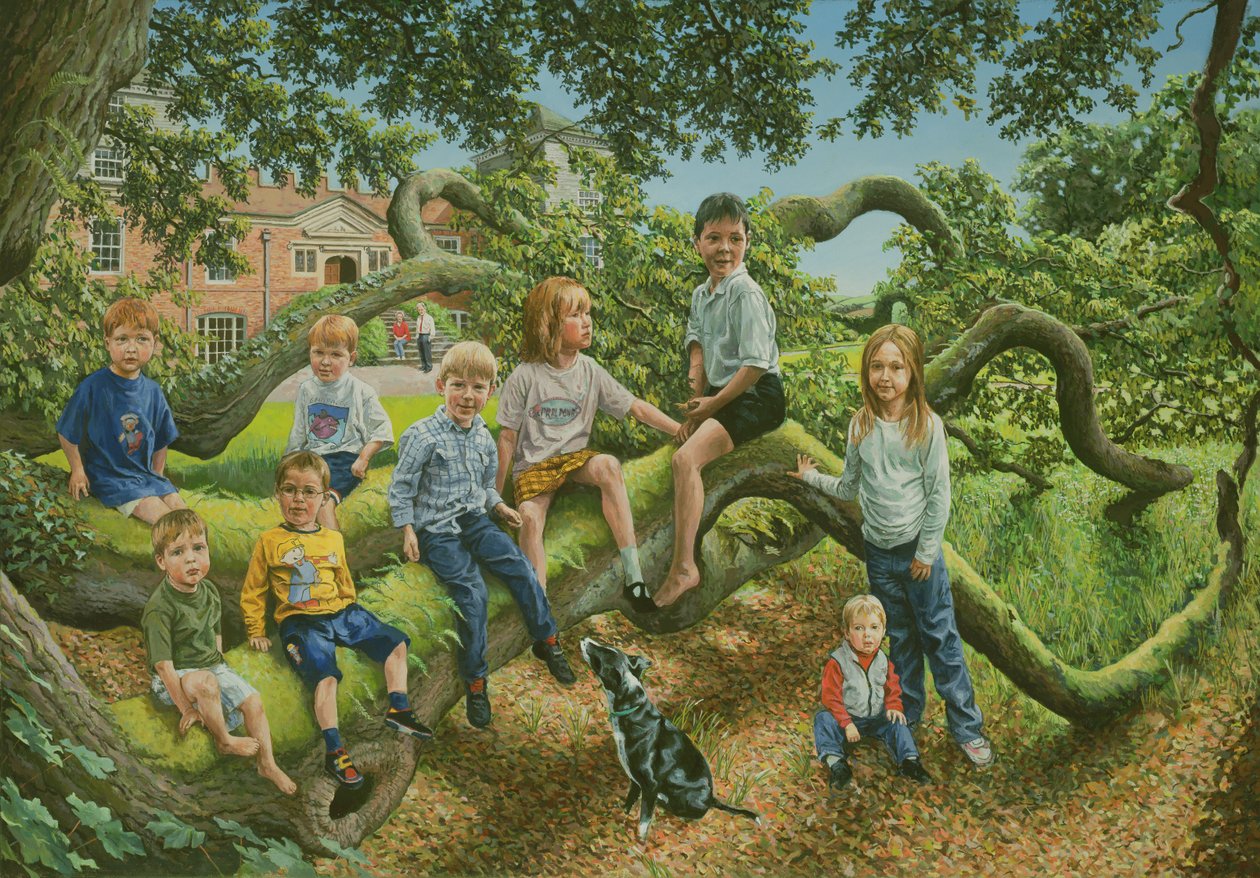 Lord and Lady Boyd and their Grandchildren by Vincent Yorke