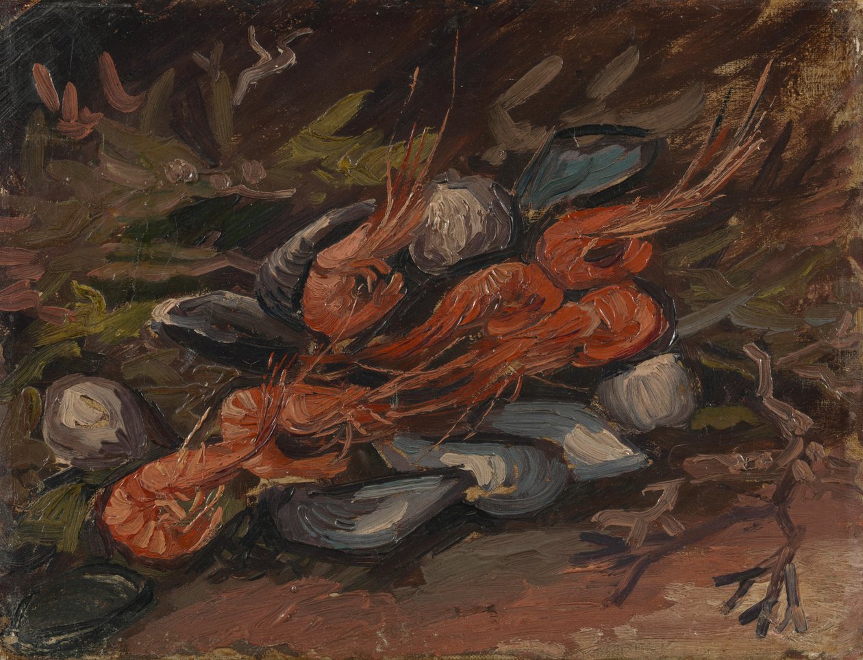 Prawns and Mussels by Vincent van Gogh