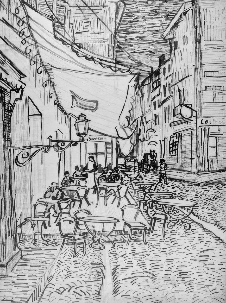 Cafe Terrace at Night by Vincent van Gogh