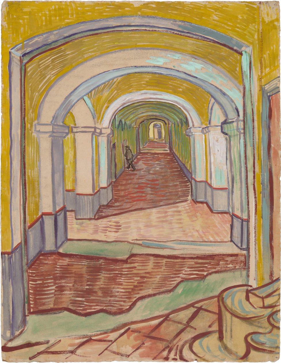 Corridor in Saint-Paul Hospital by Vincent van Gogh