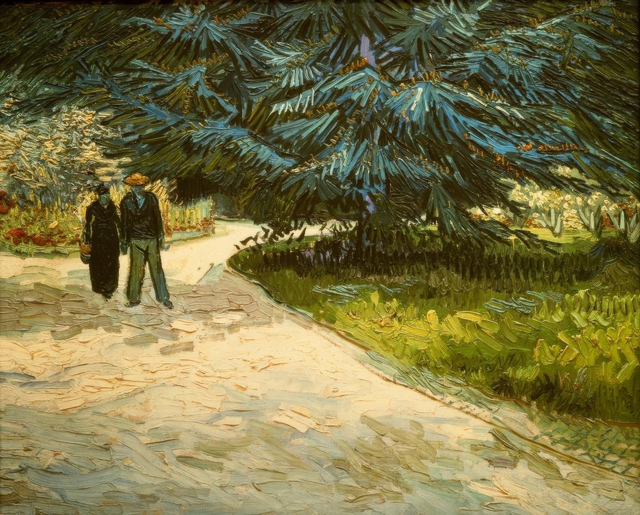 Couple in the Park of Arles: The Poet