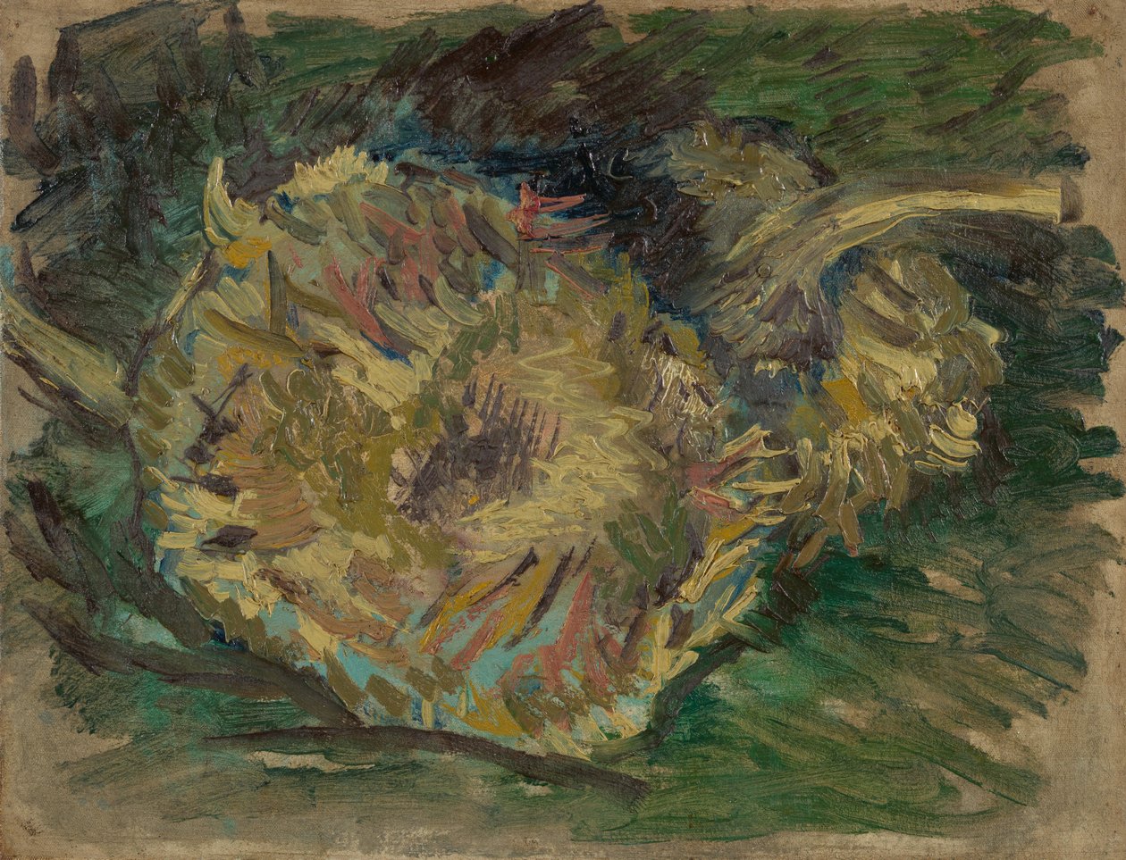 Sunflowers Gone to Seed by Vincent van Gogh