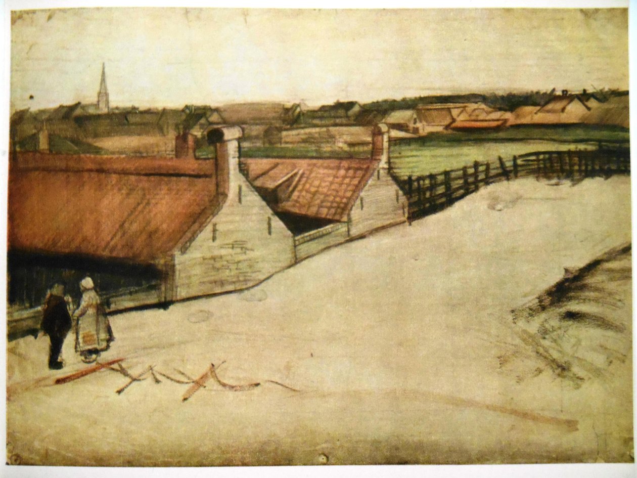 View of Scheveningen, Spire in Background by Vincent van Gogh