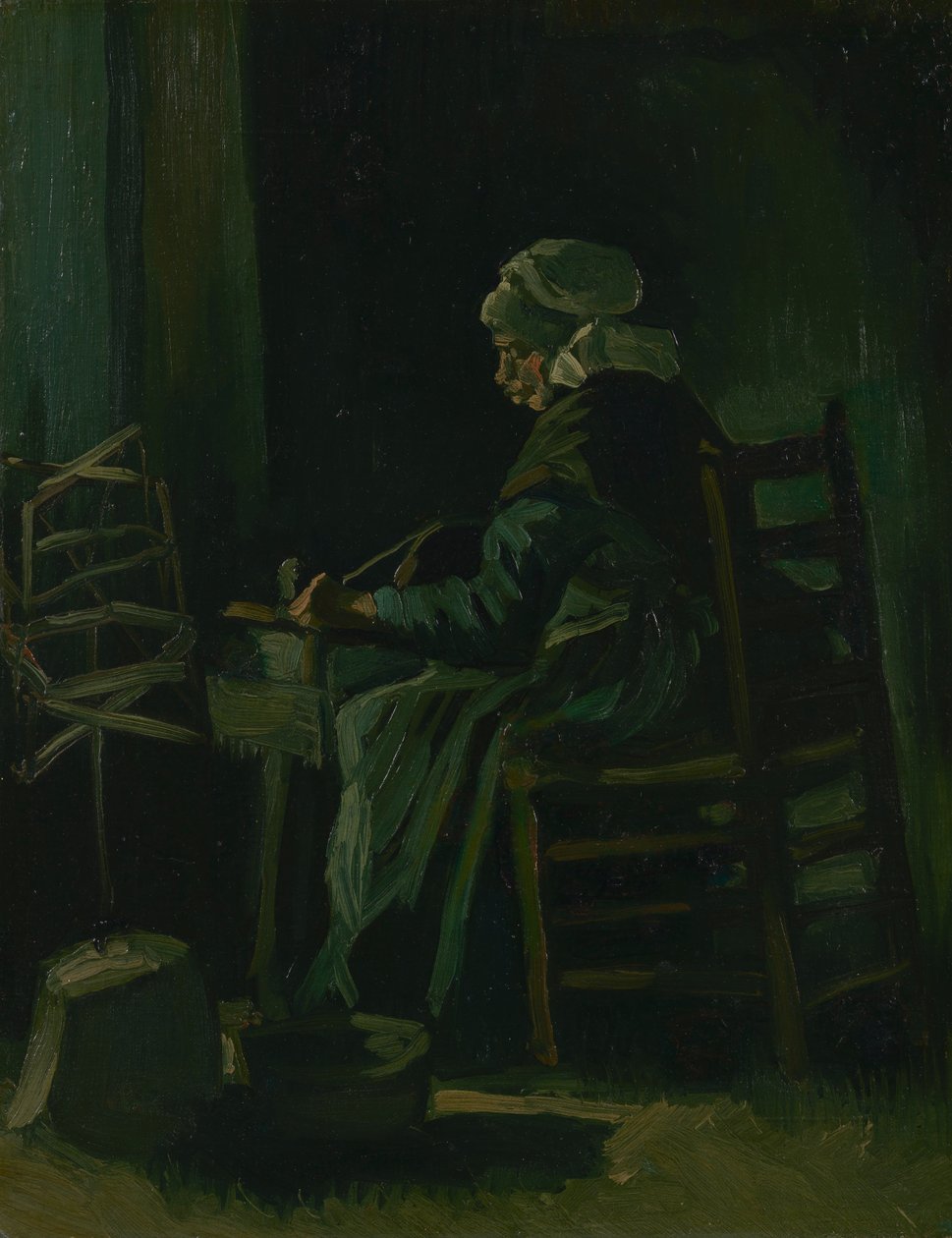 Woman Winding Yarn by Vincent van Gogh