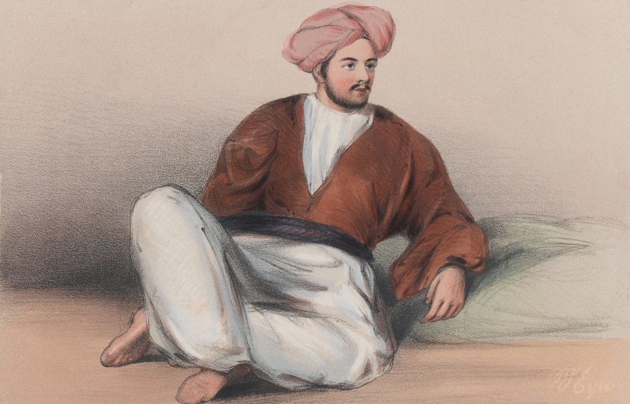 Lieutenant J C Haughton, 31st Bengal Native Infantry by Vincent (after) Eyre