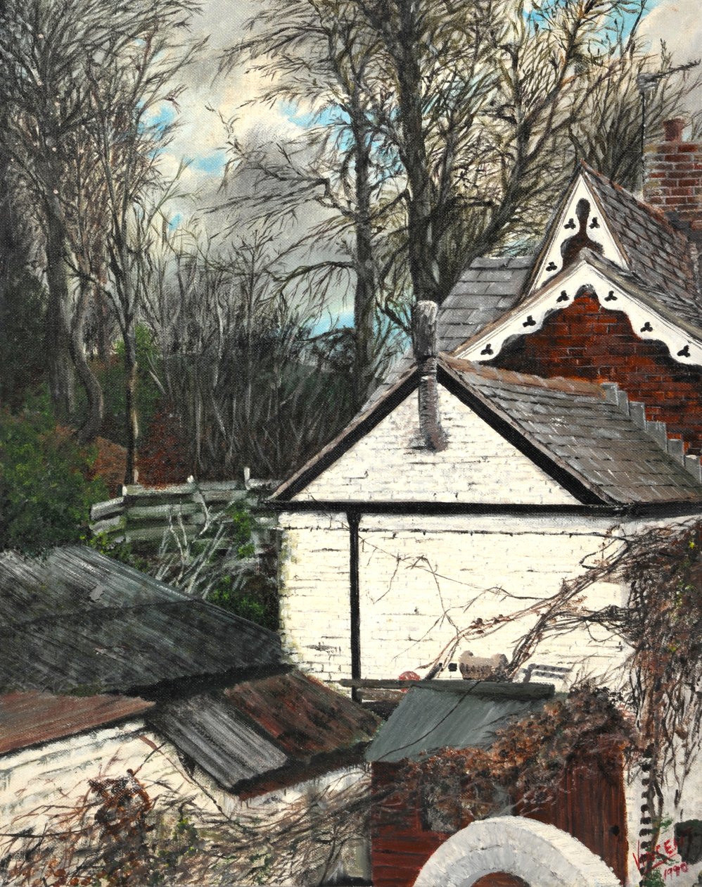 A Haunted Hill Mold Wales by Vincent Alexander Booth