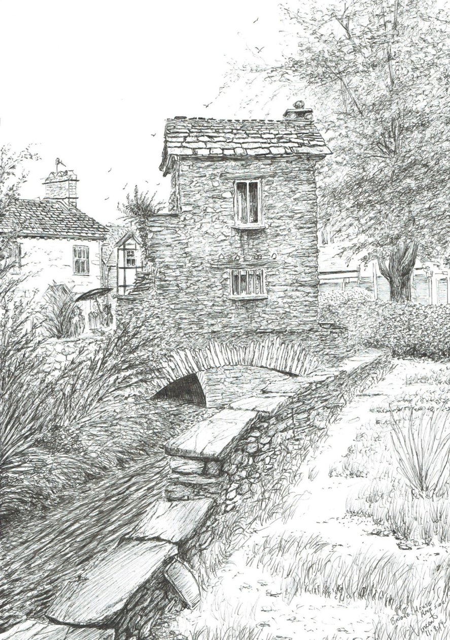 Bridge House Ambleside, 2019 by Vincent Alexander Booth