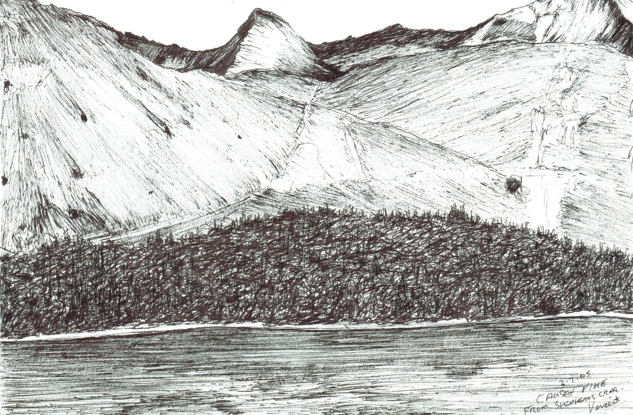 Causey Pike, 2005 by Vincent Alexander Booth