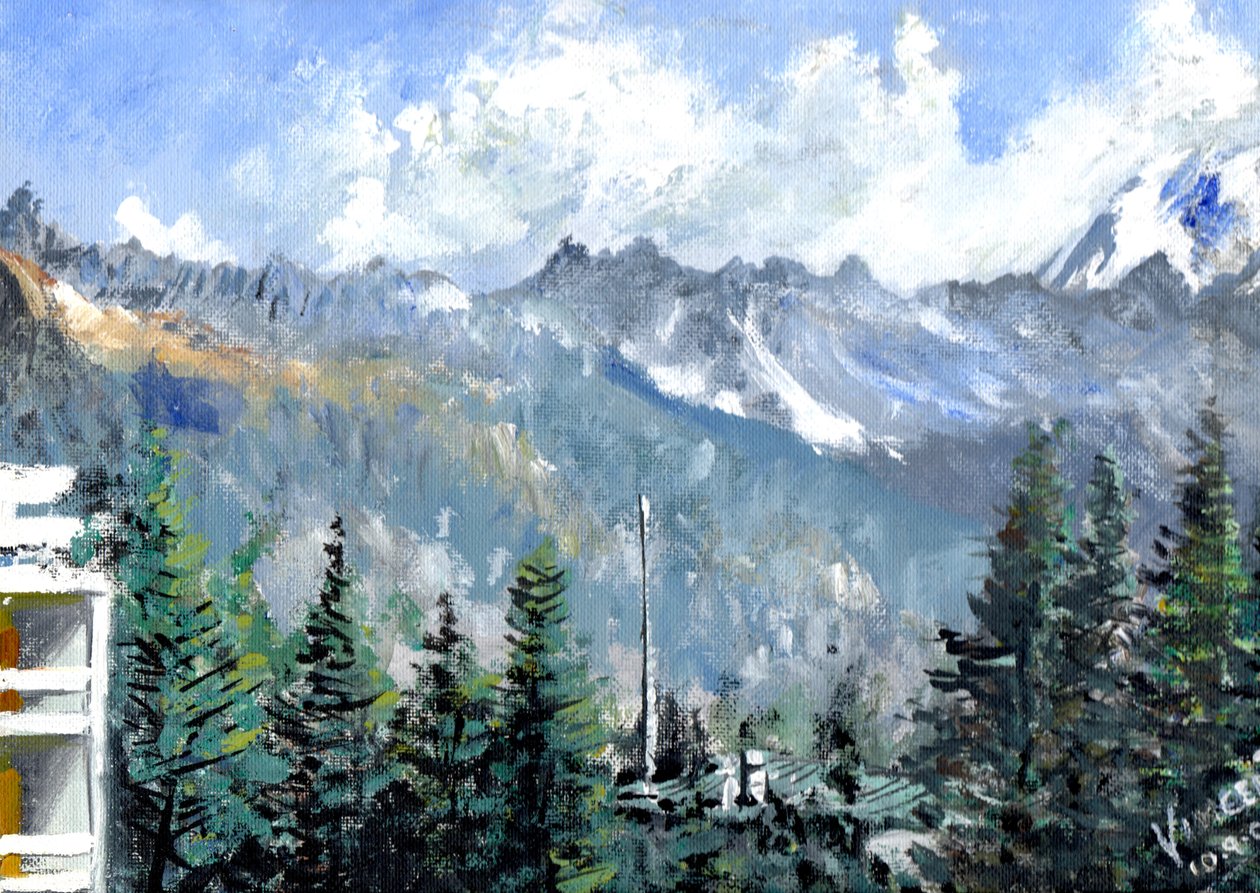 Crans Skyline by Vincent Alexander Booth