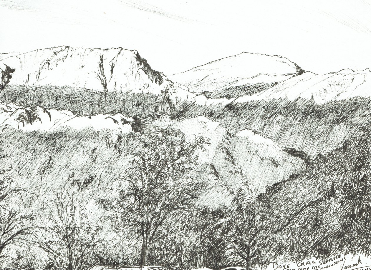 Dove Crag at Sunrise, 2003 by Vincent Alexander Booth