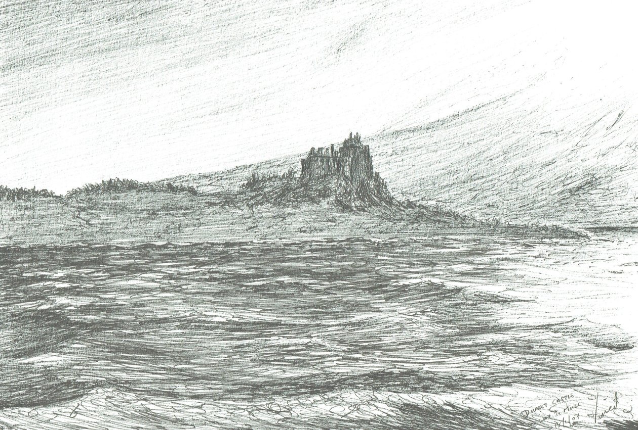 Duart Castle from Ferry by Vincent Alexander Booth