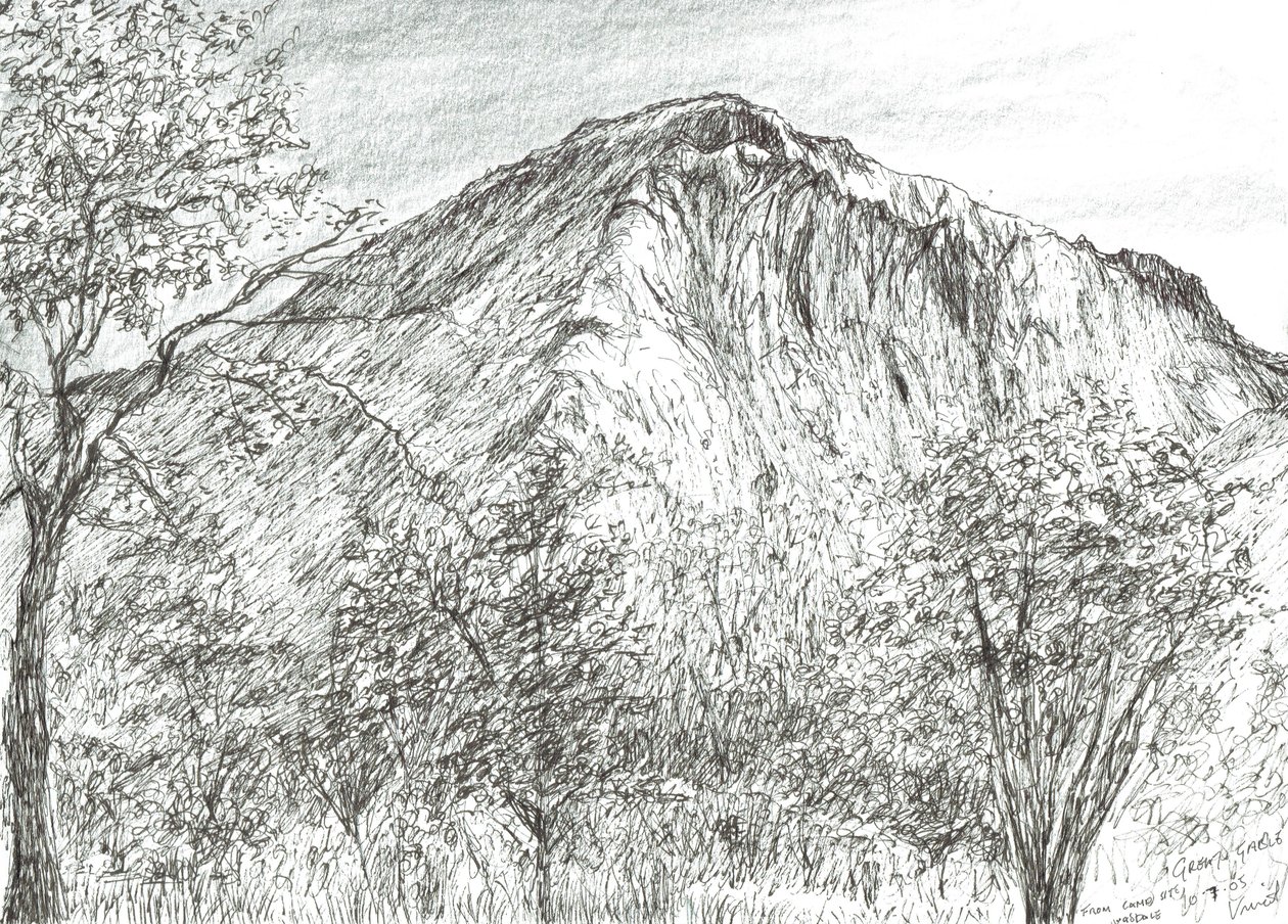 Great Gable, 2005 by Vincent Alexander Booth