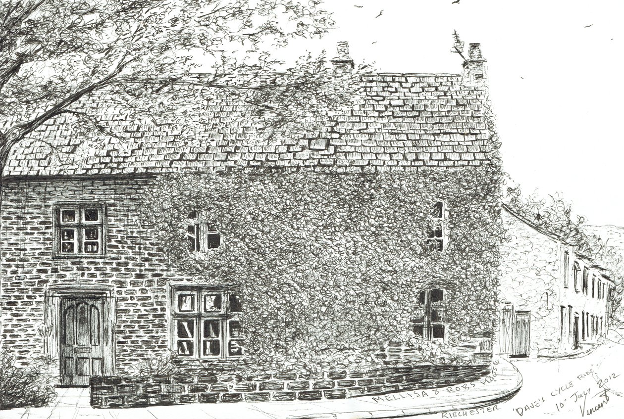 House at Ribchester, 2012 by Vincent Alexander Booth