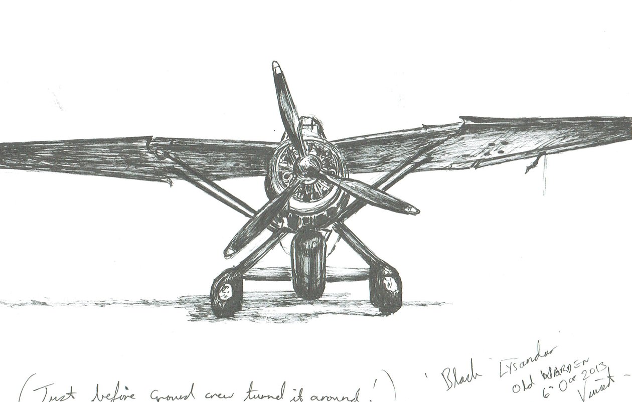 Lysander at Old Warden by Vincent Alexander Booth