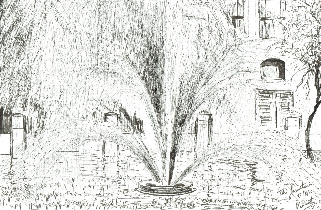 Manchester Fountain, 2005 by Vincent Alexander Booth