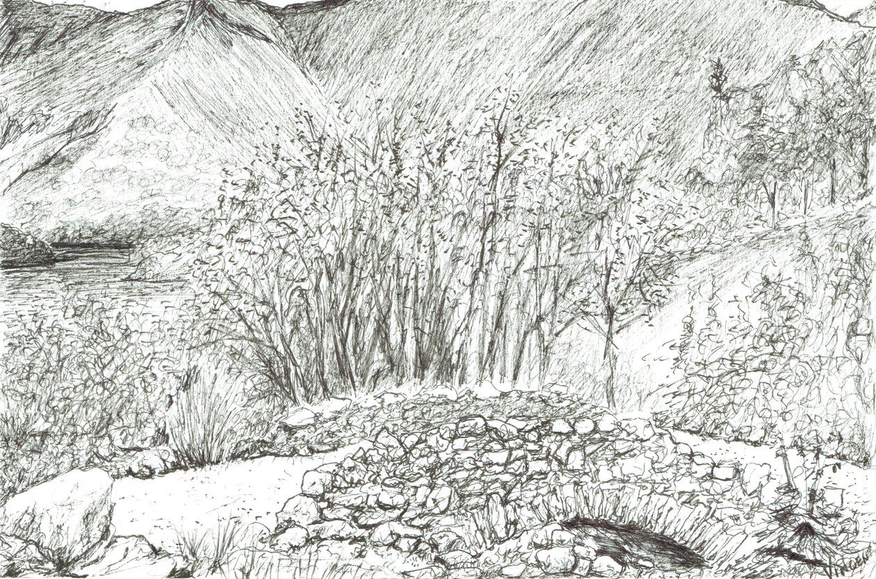Old stone bridge in the lake district, 2005 by Vincent Alexander Booth