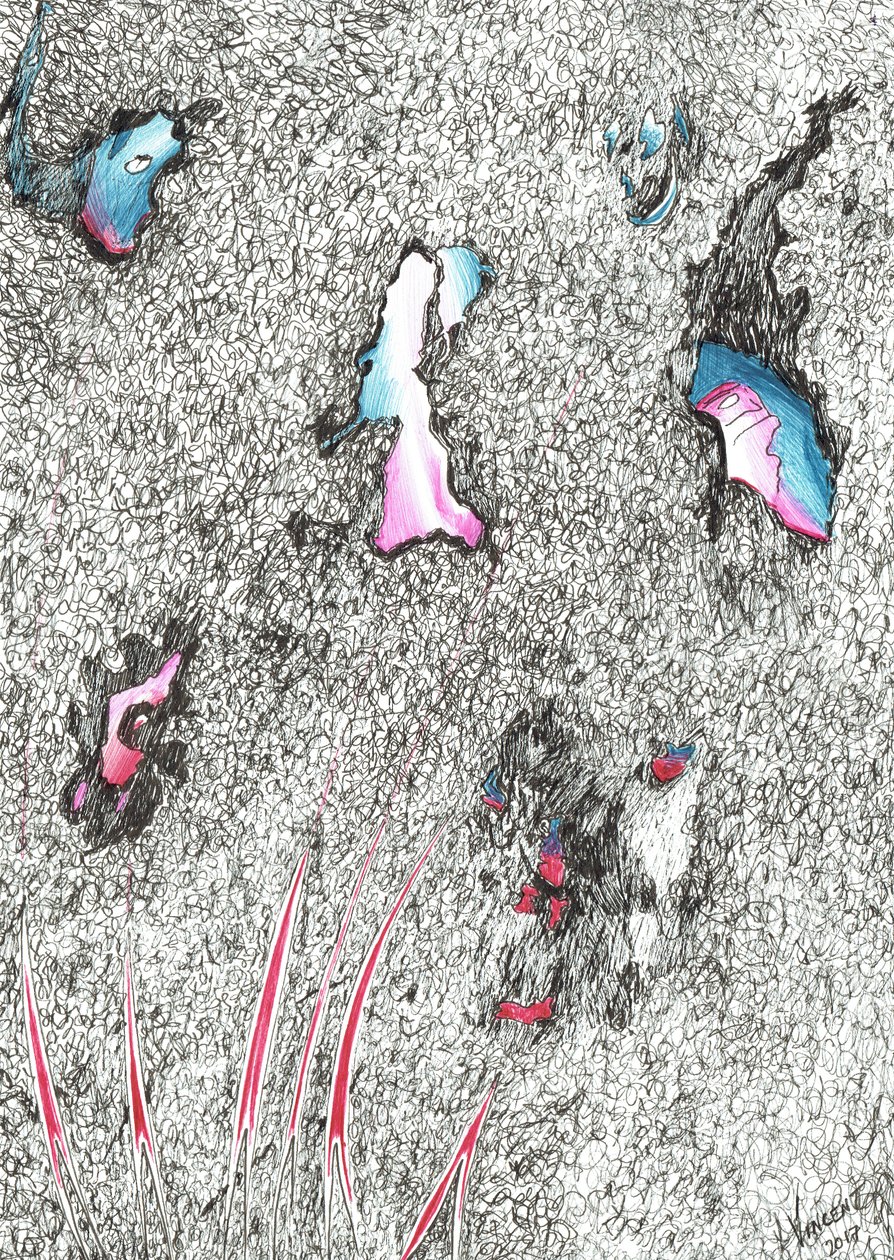 Paleheads, 2017 by Vincent Alexander Booth