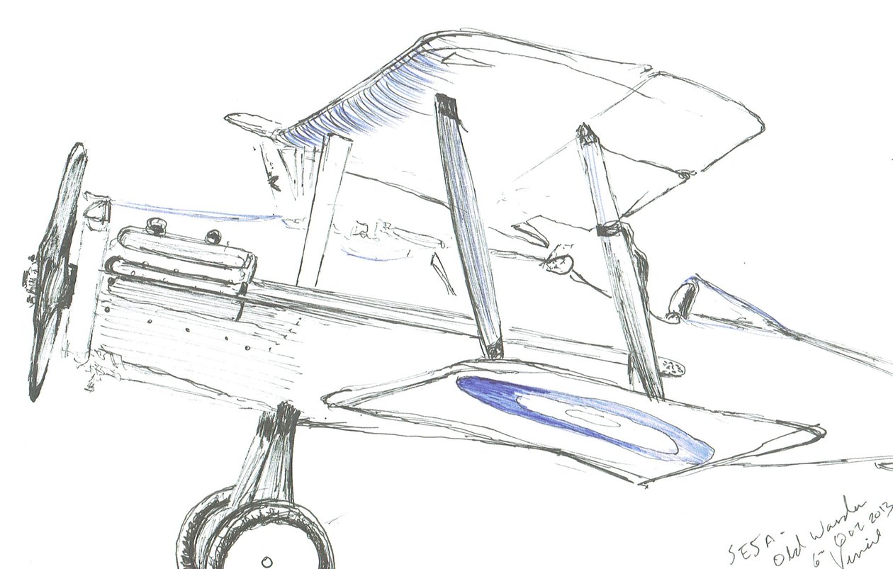 SE5-A at Old Warden by Vincent Alexander Booth