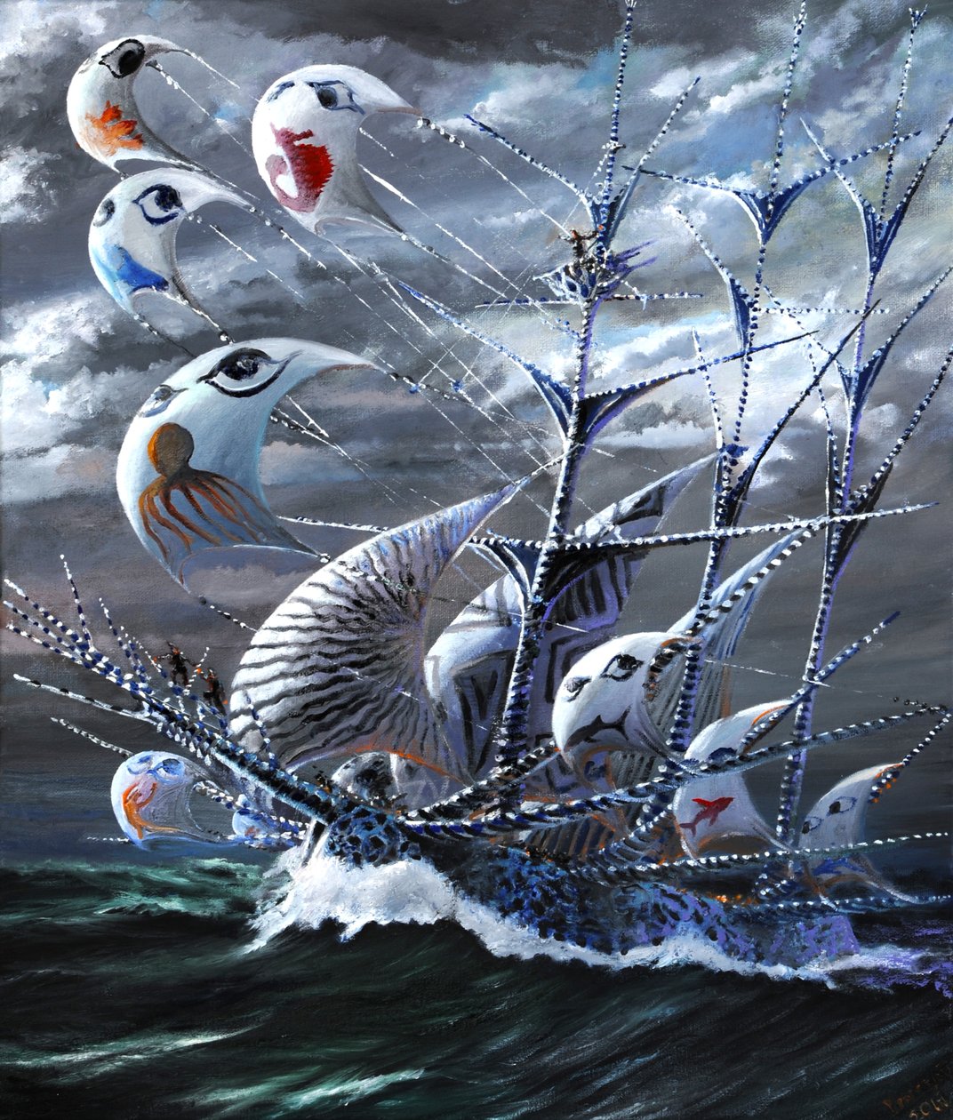 Storm Creators Bohai Sea, 2019 by Vincent Alexander Booth