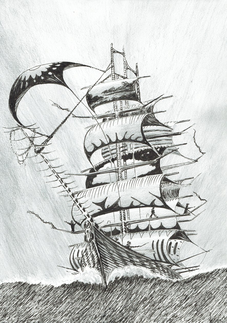 Storm Creators Durville Sea by Vincent Alexander Booth