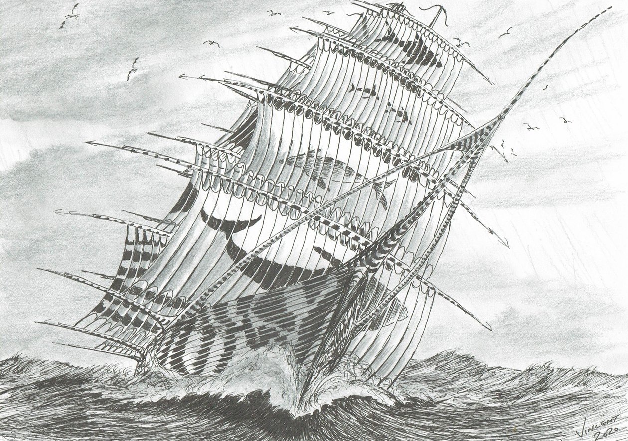 Storm Creators Garabogazkol Lake Sea by Vincent Alexander Booth