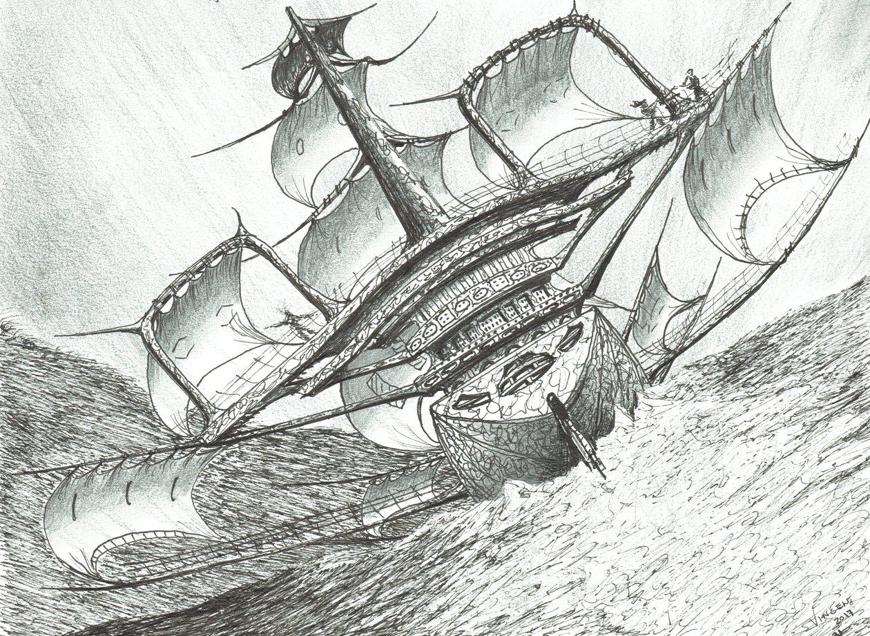 Storm Creators Risser-Larson Sea, 2017 by Vincent Alexander Booth