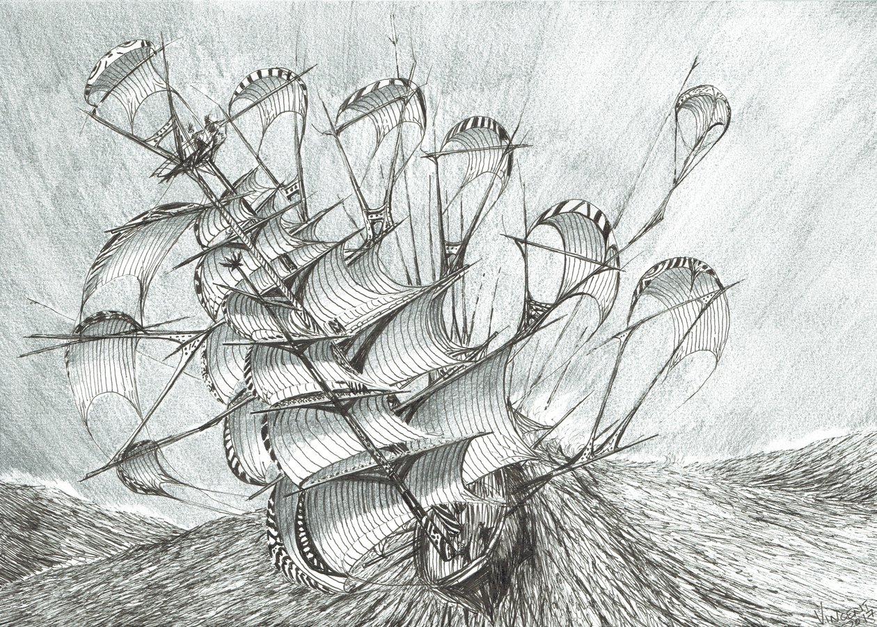 Storm Creators South China Sea, 2017 by Vincent Alexander Booth