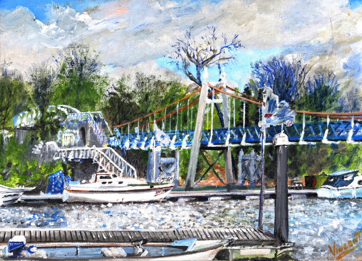 Teddington Lock by Vincent Alexander Booth