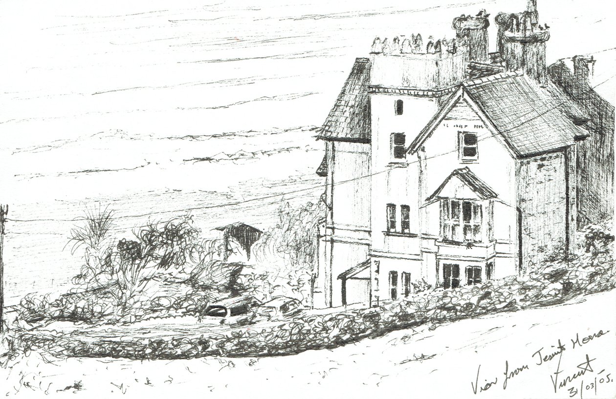 The Jesuit House on the Welsh coast, 2005 by Vincent Alexander Booth
