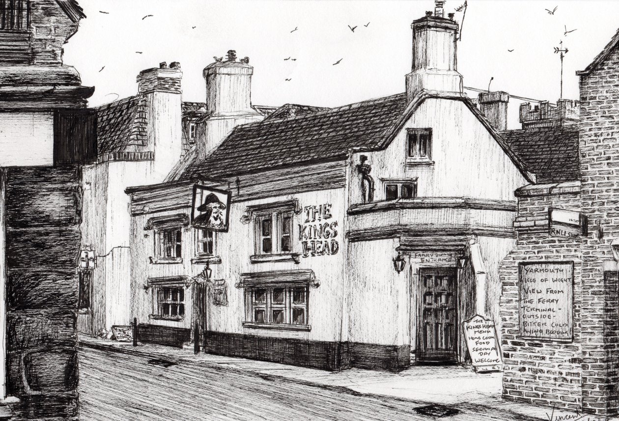 The Kings Head Yarmouth, 2008 by Vincent Alexander Booth