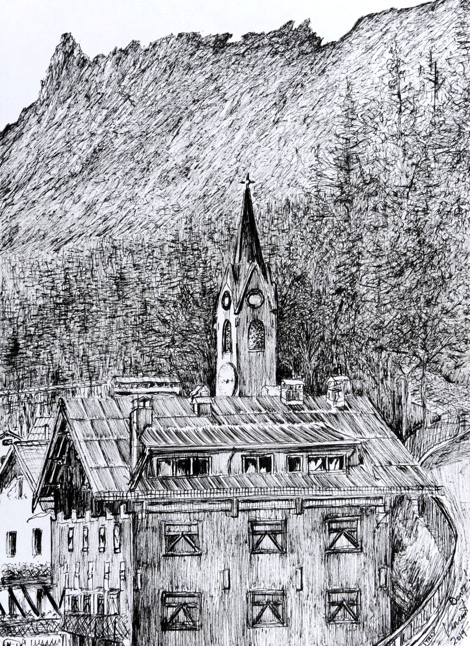 View off Balcony in Dont Italy, 2019 by Vincent Alexander Booth