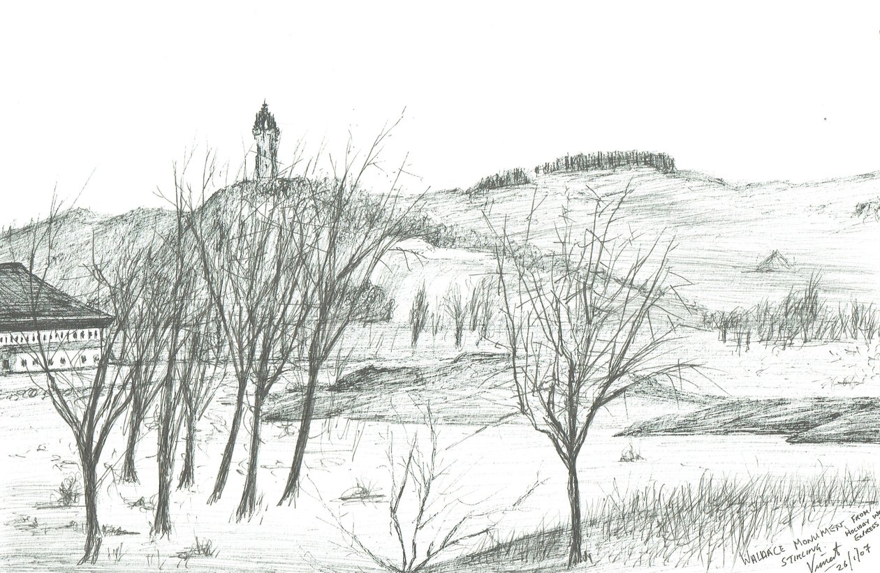 Wallace Monument by Vincent Alexander Booth