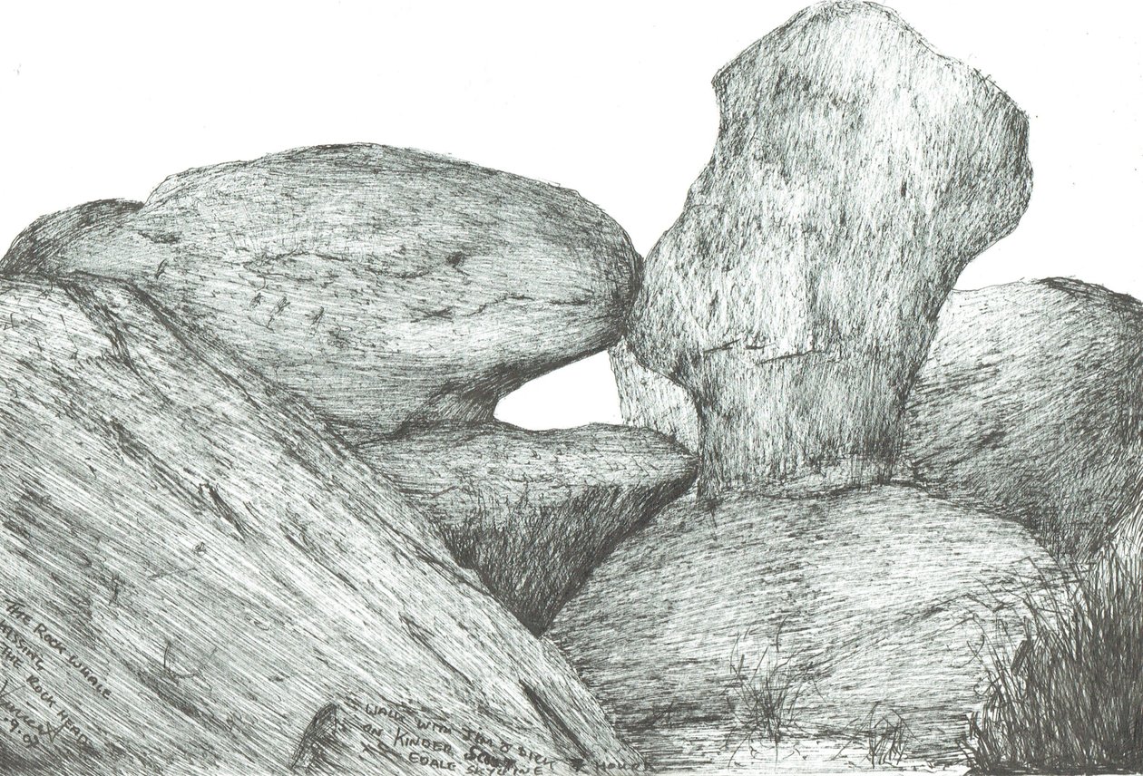 Kissing Rocks on Kinder Scout by Vincent Alexander Booth