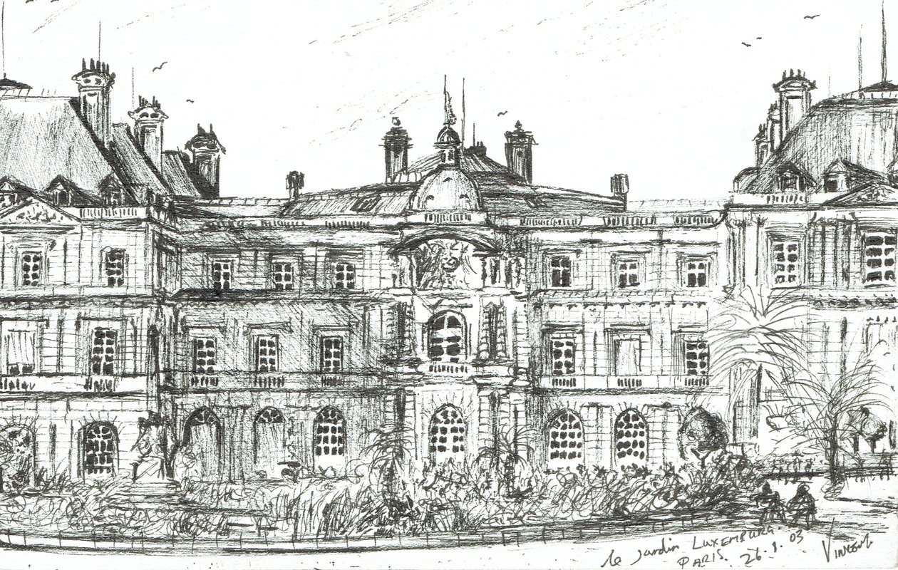 Luxembourg Garden, Paris, 2003 by Vincent Alexander Booth