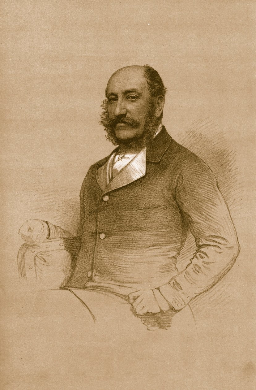 The Duke of Beaufort. K.G., 1879 by Vincent Brooks Day and Son