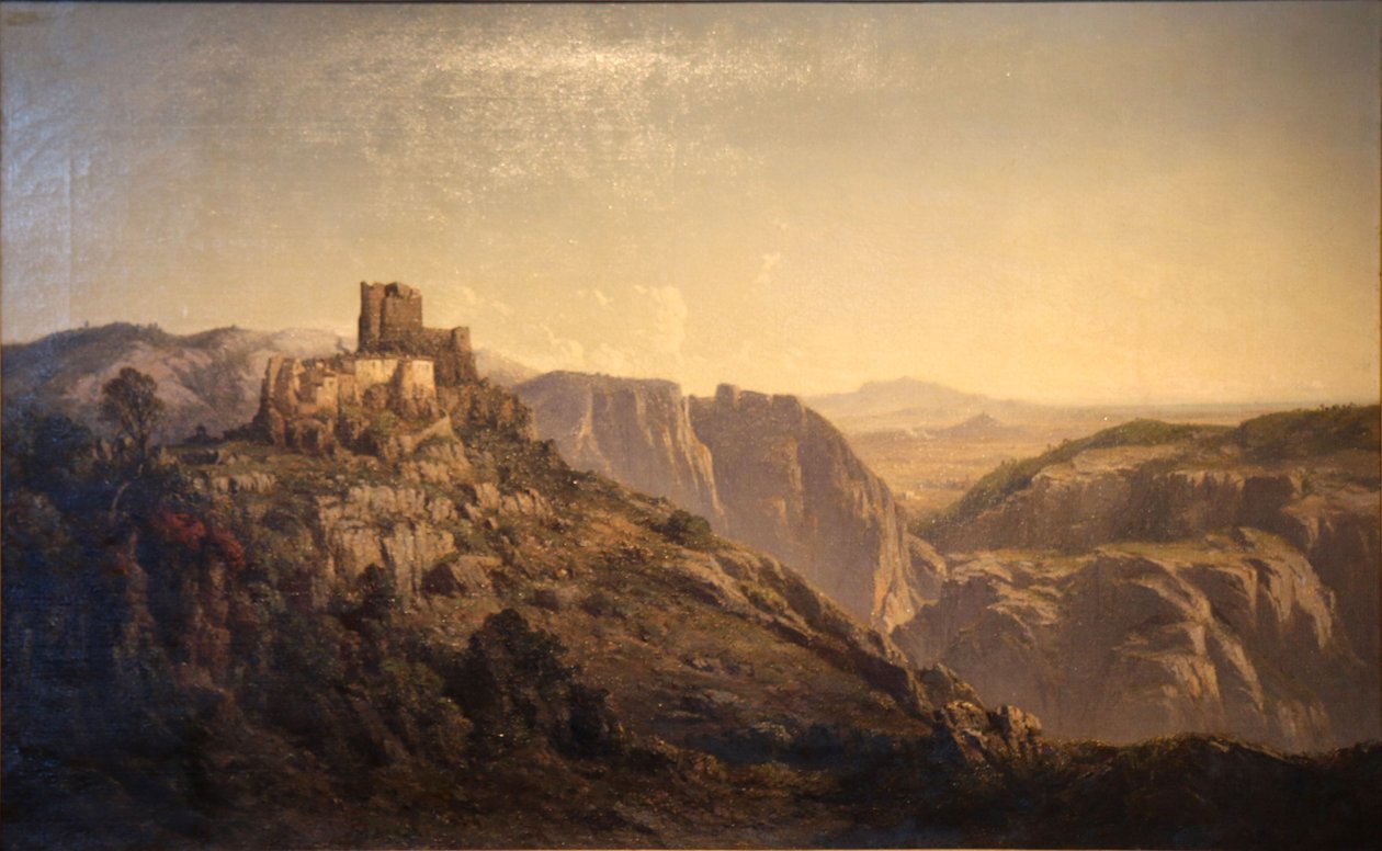 Panorama on the Hills of the Castle of Evenos, near Toulon by Vincent Courdouan