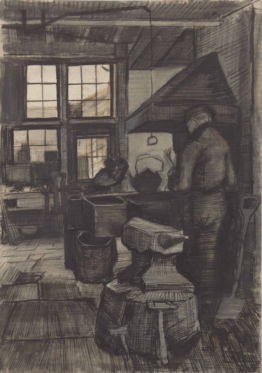 Forge by Vincent van Gogh