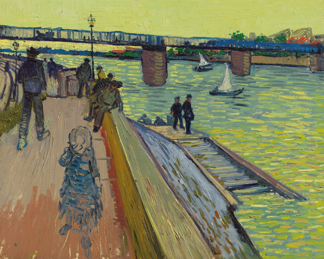 The Bridge of Trinquetaille, 1888 by Vincent van Gogh