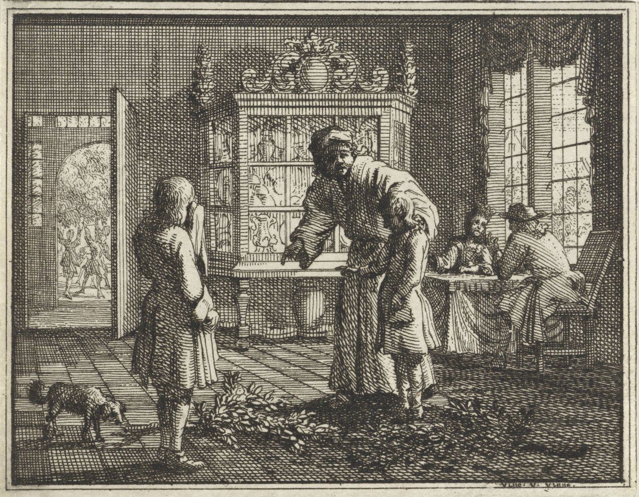 Father Reprimands His Children by Vincent Laurensz. van der Vinne (II)
