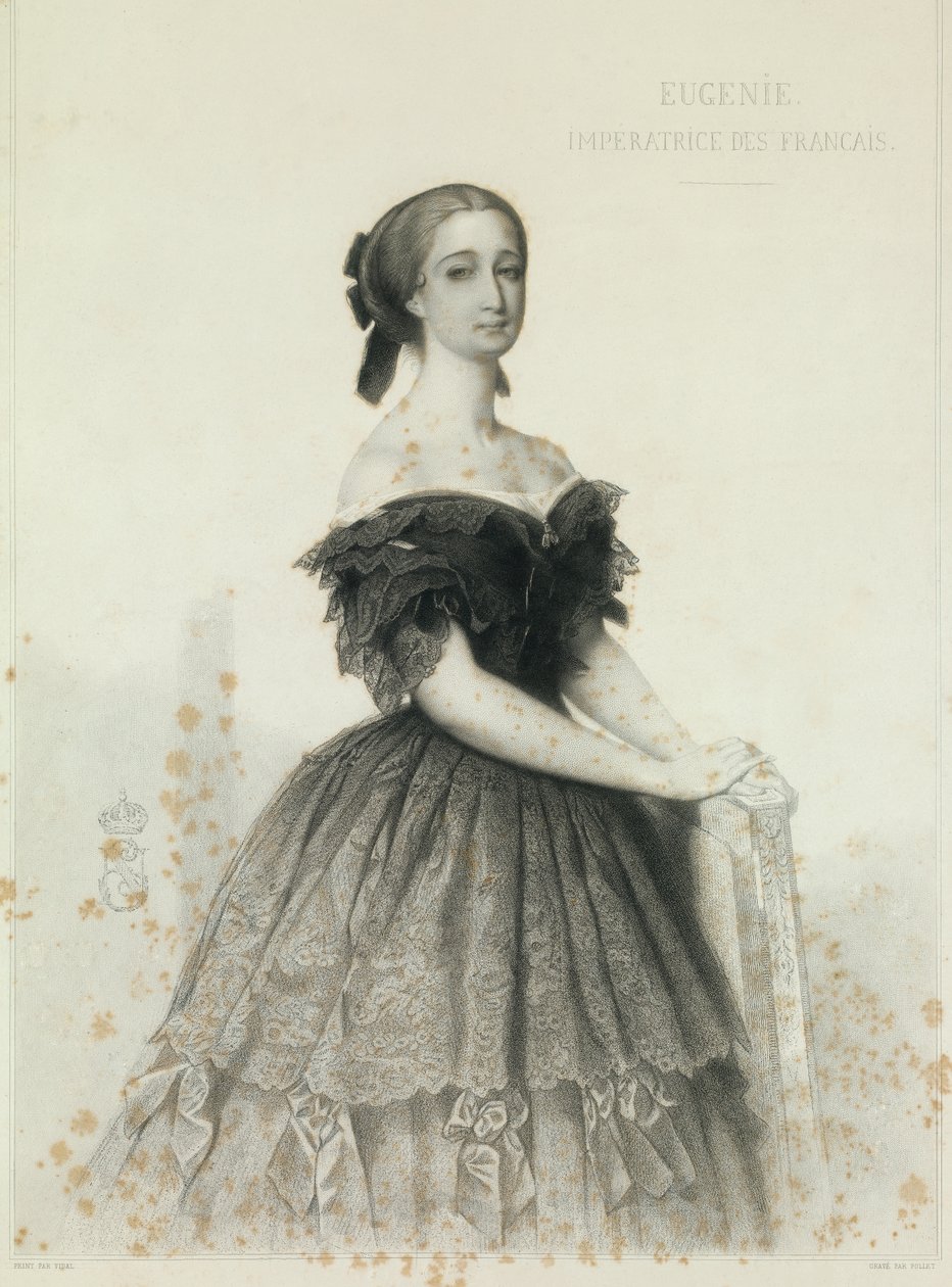 Portrait of Empress Eugenie by Vincent Vidal