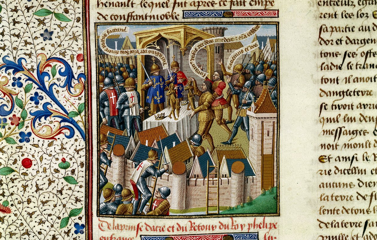 The Capture of Acre, c1191, 15th century by Vincent of Beauvais