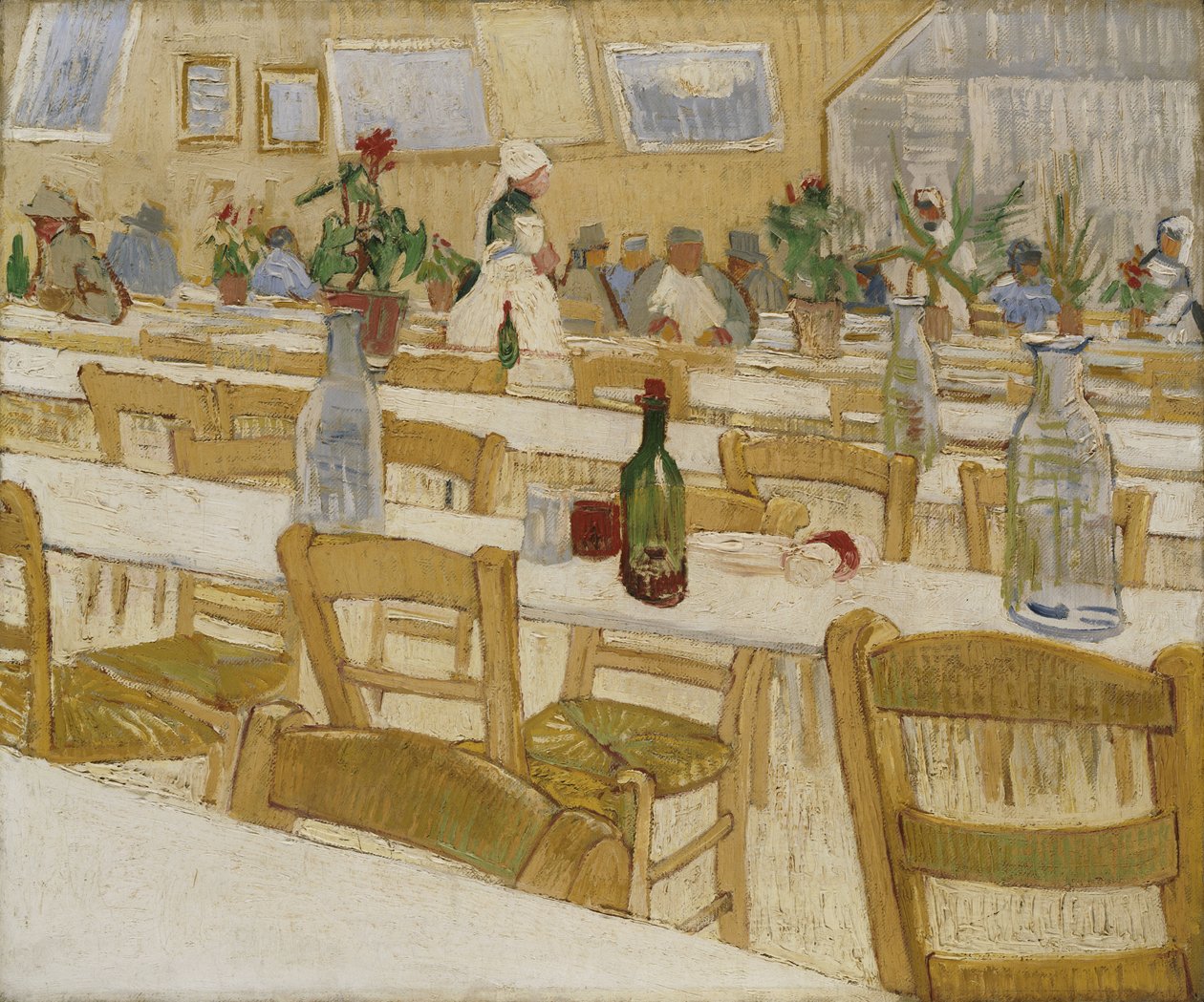 A Restaurant Interior by Vincent van Gogh
