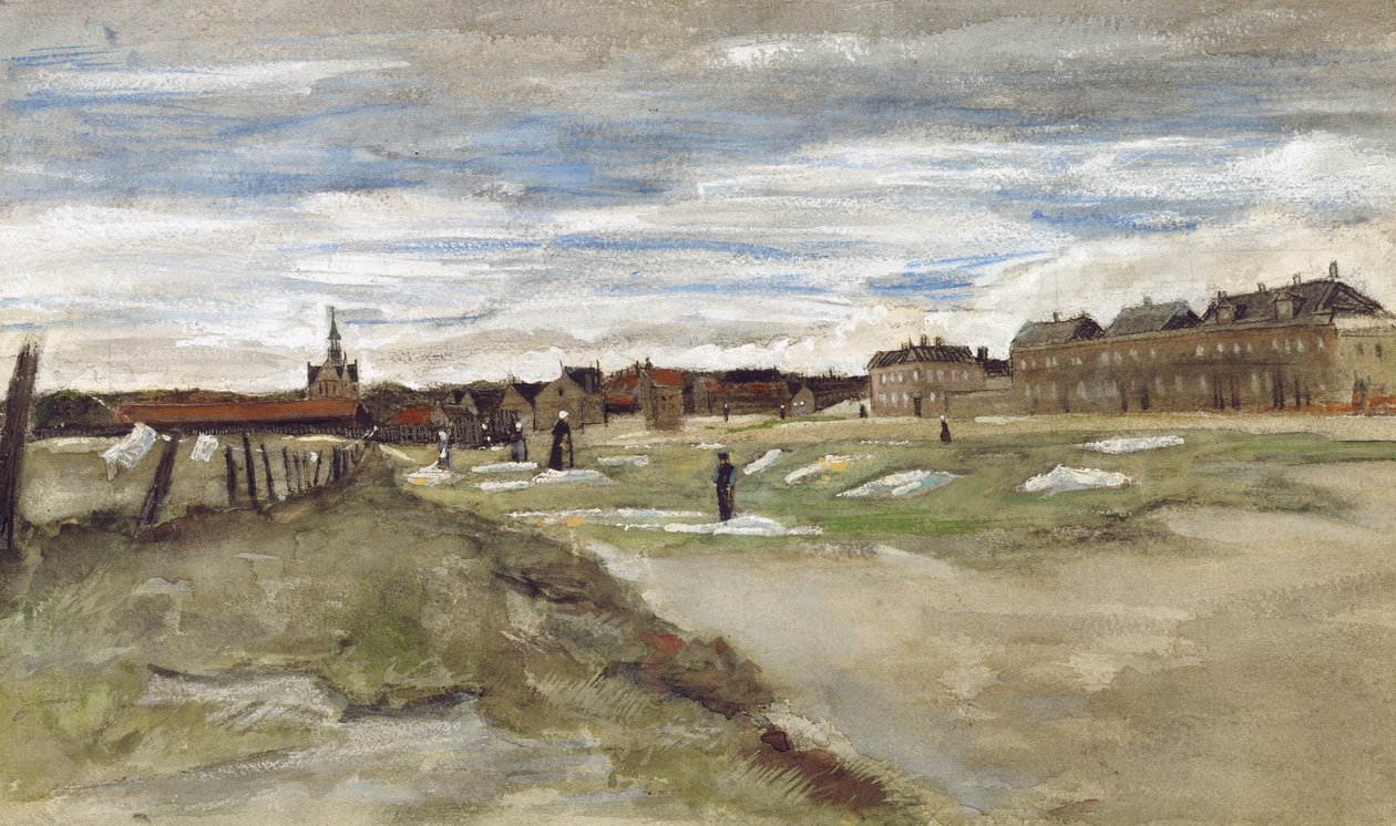 Bleachery at Scheveningen by Vincent van Gogh
