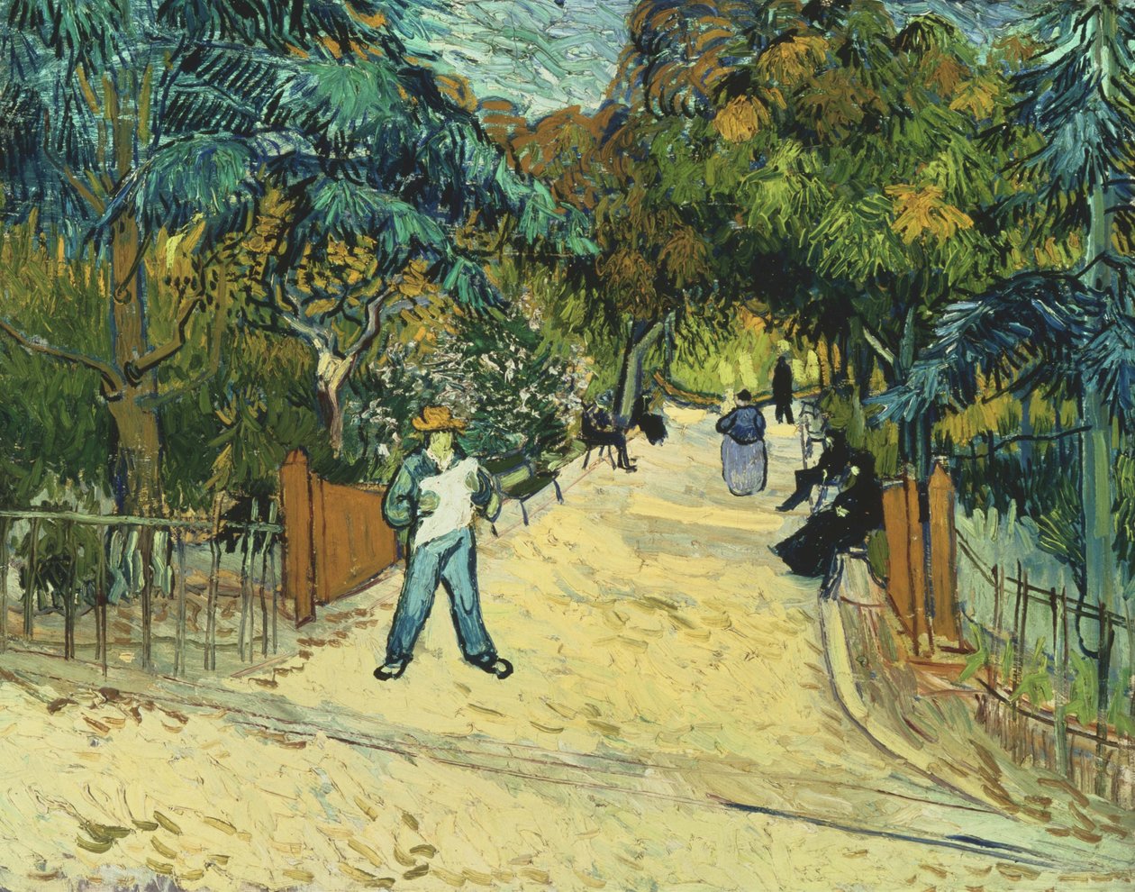 Entrance to the Public Gardens in Arle by Vincent van Gogh