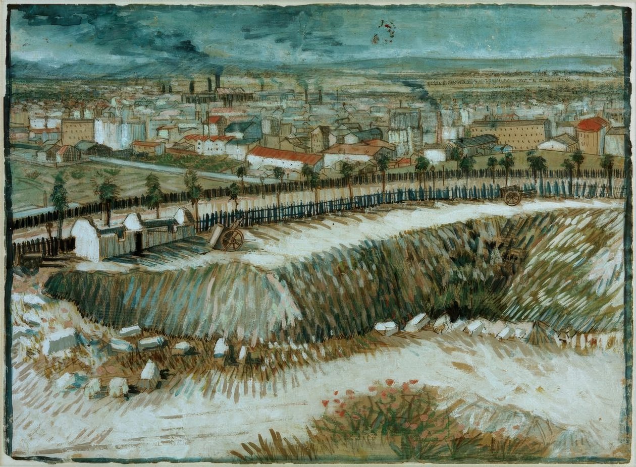 Industrial Landscape – On the Outskirts of Paris near Montmartre by Vincent van Gogh